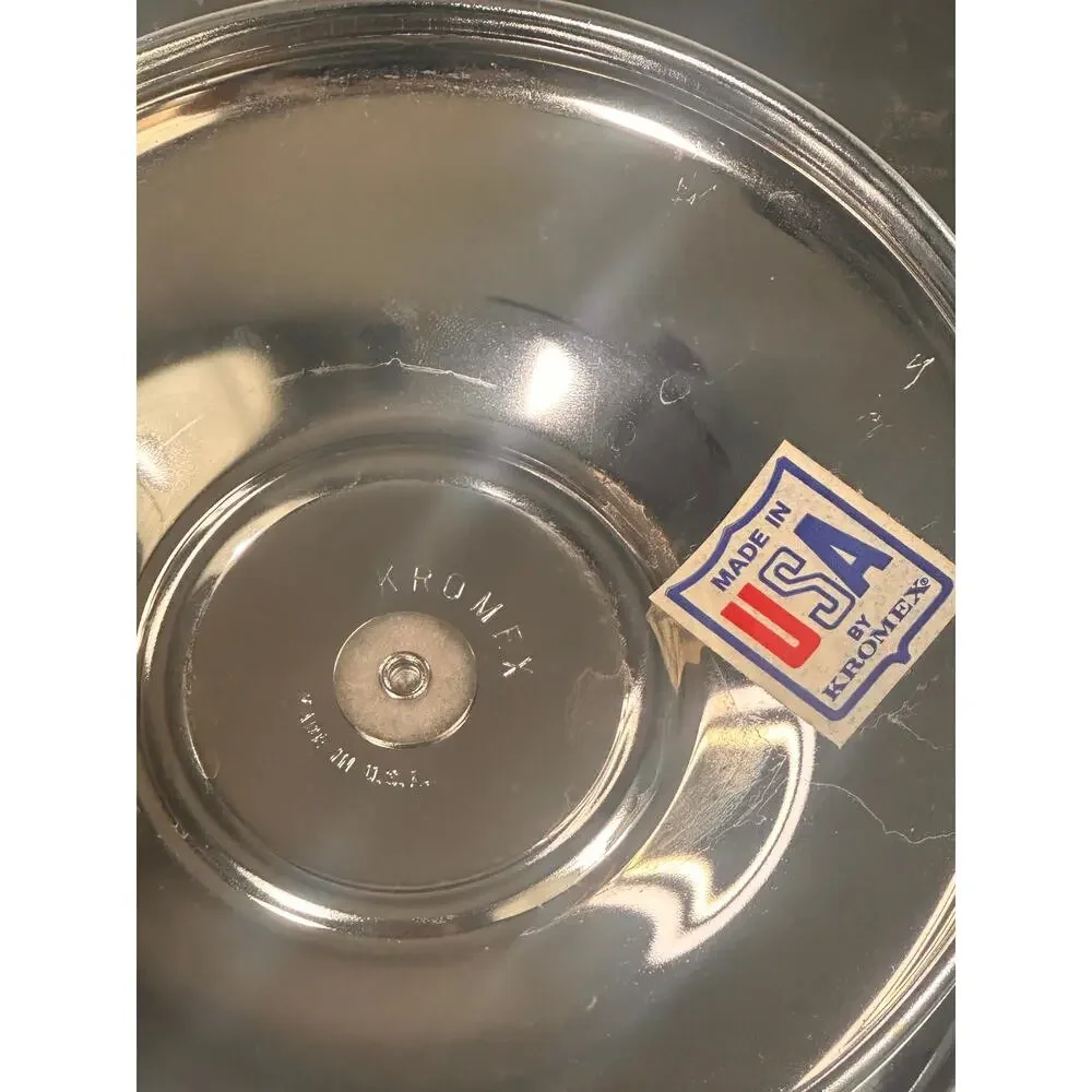 Kromex chrome pedestal